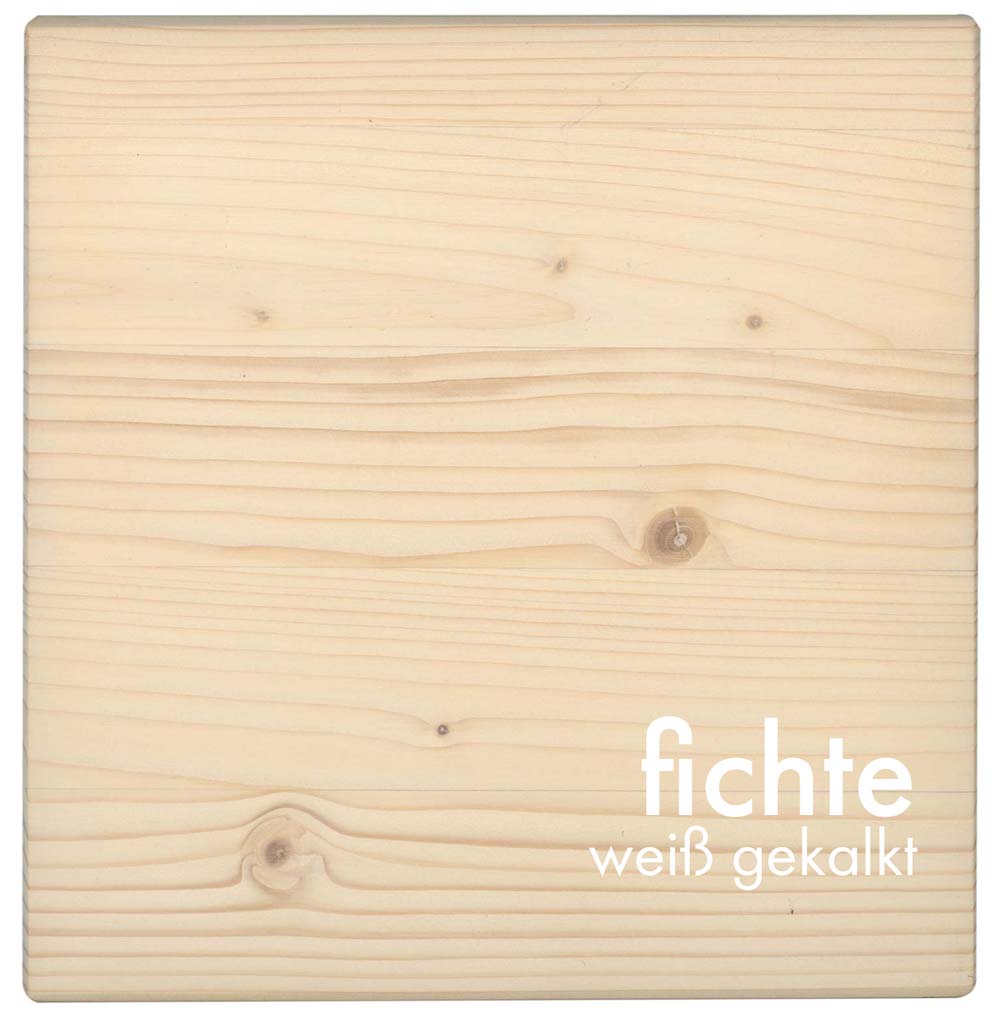 Fichte weiß gekalkt