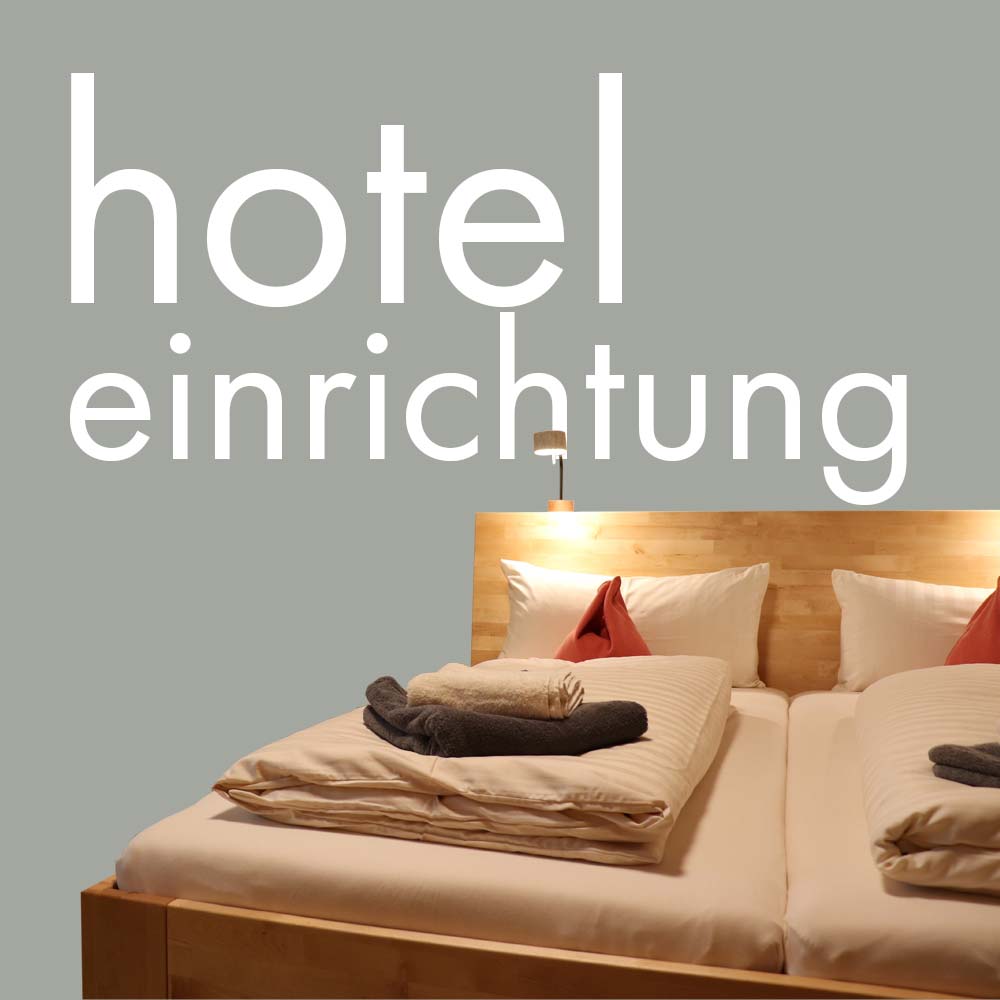 Hoteleinrichtungskachel mit einem Massivholzbett