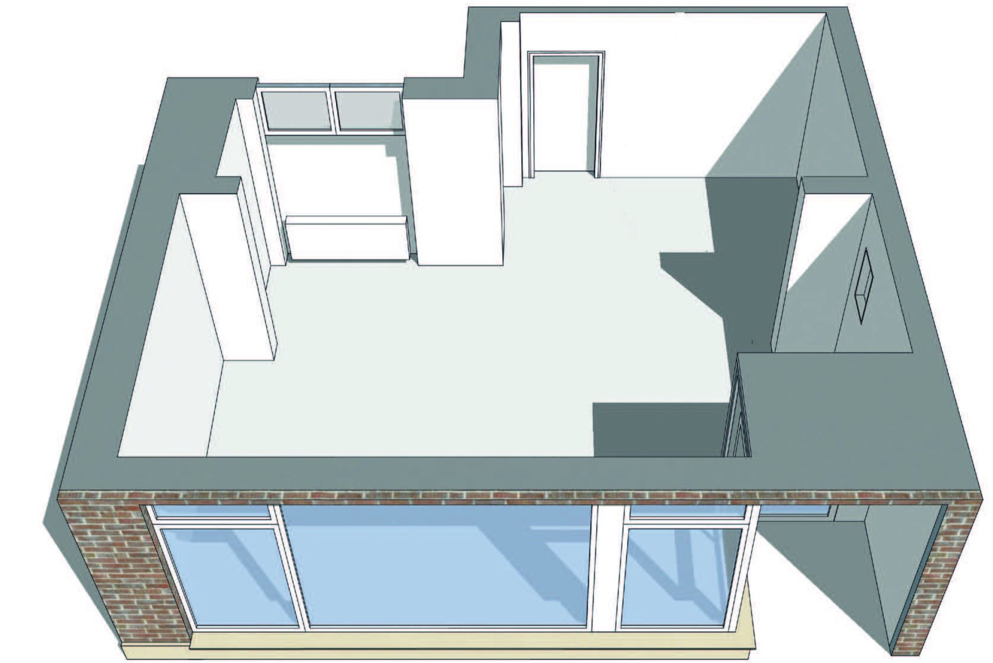 Die Aufgabe Skizze des Raums