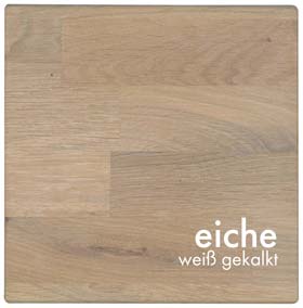 Eiche - weiß gekalkt